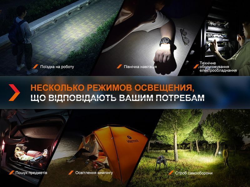 Ліхтар ручний Fenix E18R V2.0 E18RV20 фото