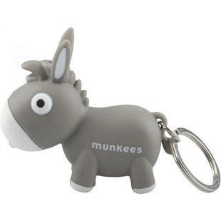 Munkees 1110 брелок ліхтарик Donkey LED grey 1110-GY фото