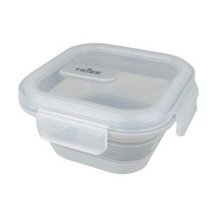 Контейнер Tribe Collapsible Container 500 мл силіконовий T-FF-0027, grey T-FF-0027-grey фото