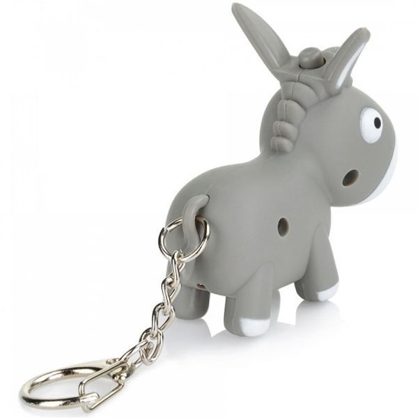 Munkees 1110 брелок ліхтарик Donkey LED grey 1110-GY фото
