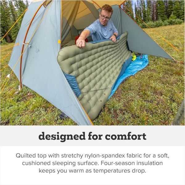 Килимок надувний Big Agnes Campmeister Deluxe Insulated 25x78 Wide Long 021.0231 фото