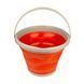Відро TRAMP складане силіконове 10л, Олива TRC-091-orange фото 1
