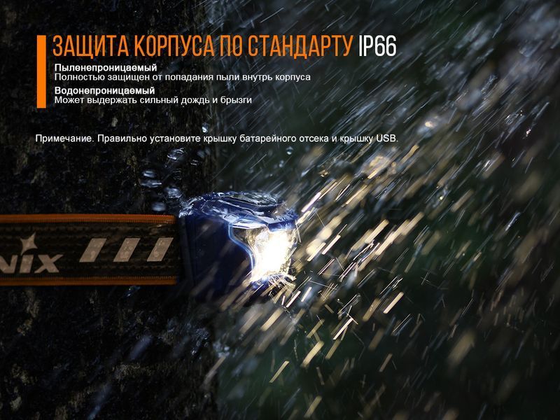 Ліхтар налобний Fenix HL18R чорний HL18Rbk фото