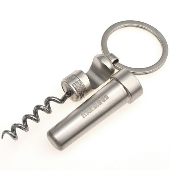 Munkees 3459 брелок-штопор Corkscrew steel 3459-ST фото