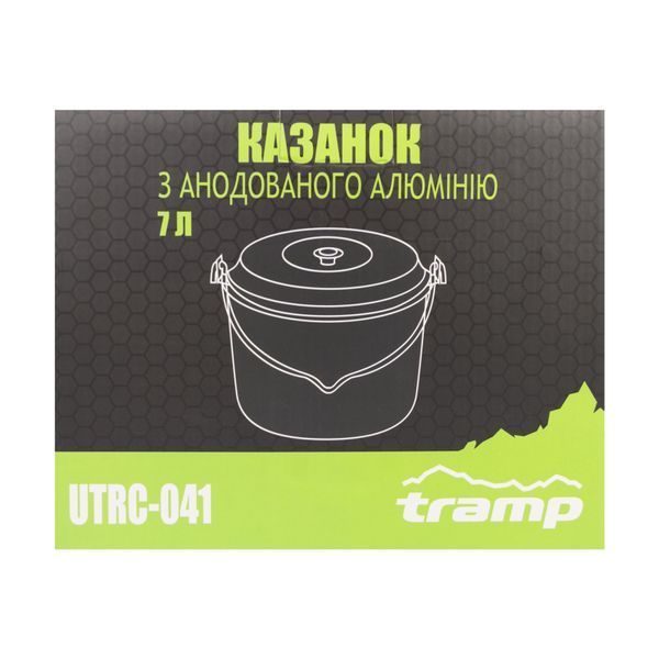 Казан Tramp анодований з кришкою 7л UTRC-041 UTRC-041 фото