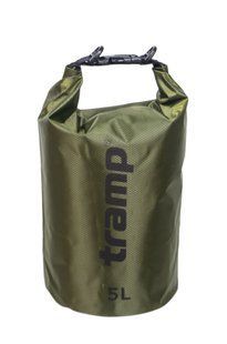 Гермомішок Tramp PVC Diamond Rip-Stop 5, Оливковий TRA-110-olive фото