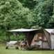 Намет з навісом Naturehike Village CNK2300ZP021, коричневий великий 6976023920189 фото 9
