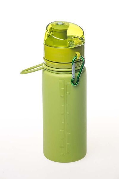 Пляшка TRAMP силіконова 500мл, Зелений TRC-093-olive фото