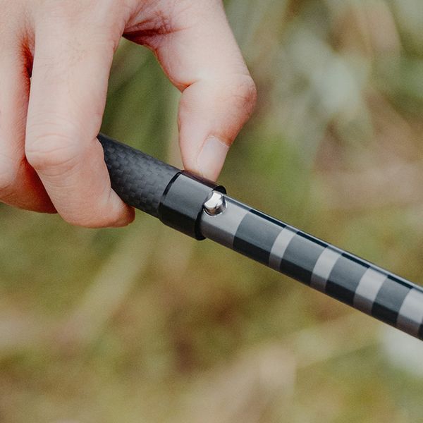Трекінгова палиця Naturehike CNK2450DS017, 35-110 см, чорна 6927595785416 фото
