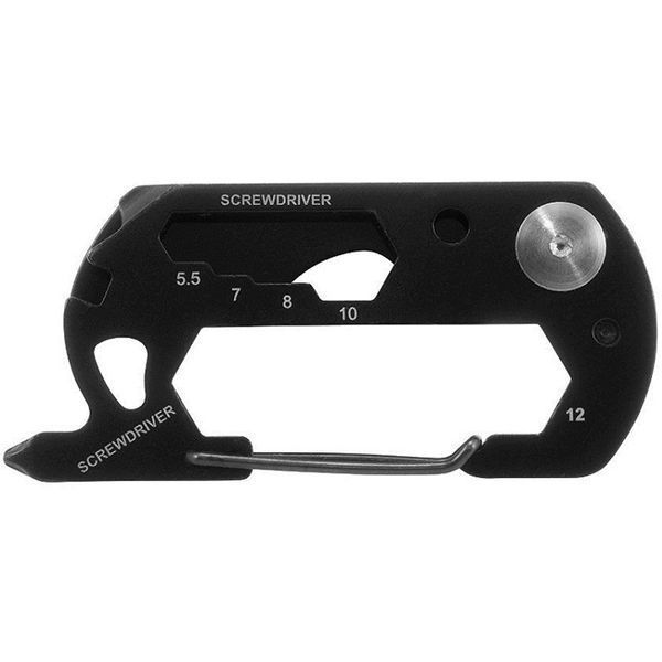 Munkees 2534 брелок-мультиінструмент 13-function Card Tool black 2534-BK фото