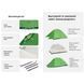 Намет надлегкий двомісний&nbsp;Naturehike Cloud Up Base&nbsp;2 CNK2450WS032, зелений 6927595798720 фото 19