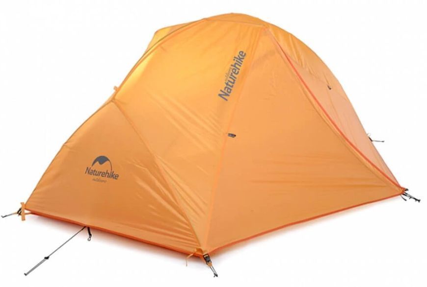 Намет надлегкий двомісний з футпринтом Naturehike Star-River 2 Updated NH17T012-T, 210T, помаранчевий 6927595716519 фото