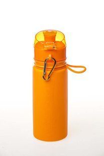 Пляшка TRAMP силіконова 500мл, Зелений TRC-093-orange фото