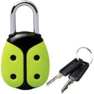 Munkees 3601 брелок-замок Padlock-Beetle green 3601-GR фото
