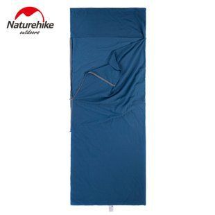 Підкладка для спального мішка Naturehike NH15S012-D, бавовна, синій