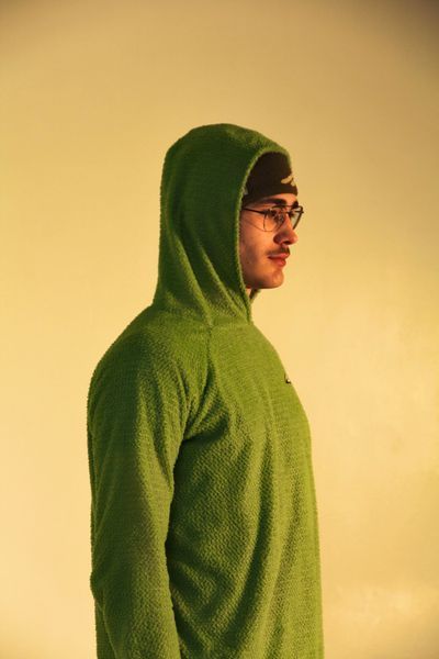 Alpha direct hoodie 90 gsm SPRING GREEN balaclava