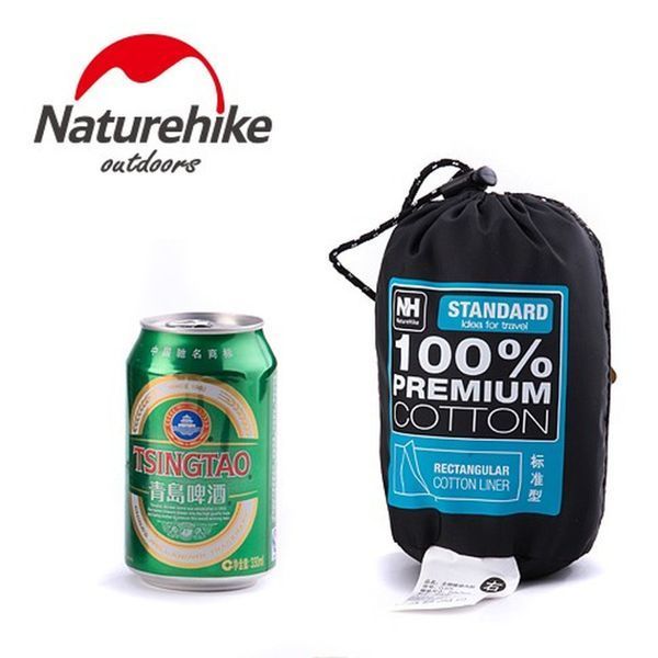 Підкладка для спального мішка Naturehike NH15S012-D, бавовна, синій 6927595796788 фото