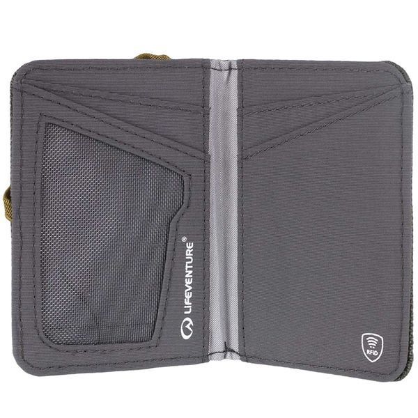 Lifeventure гаманець Recycled RFID Card Wallet olive 68254 фото