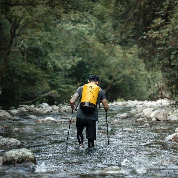 Рюкзак водонепроникний Naturehike NH21FSB04, 20л, жовтий 6927595788196 фото