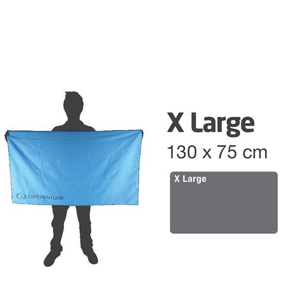 Lifeventure рушник Micro Fibre Comfort blue Giant 63351 фото