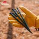 Кілок сталевий Naturehike CNH22ZP018, 20 см, чорний 65524 фото 3