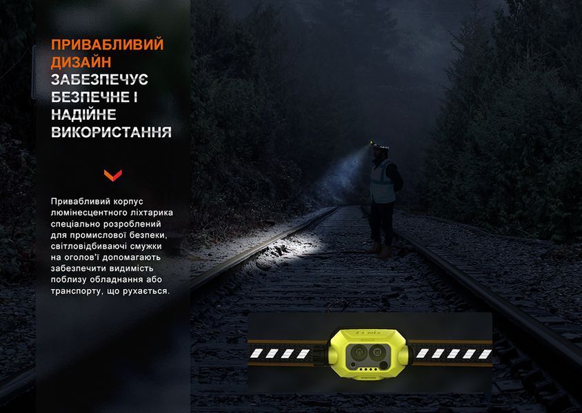 Ліхтар налобний Fenix WH23R з безконтактним датчиком WH23R фото