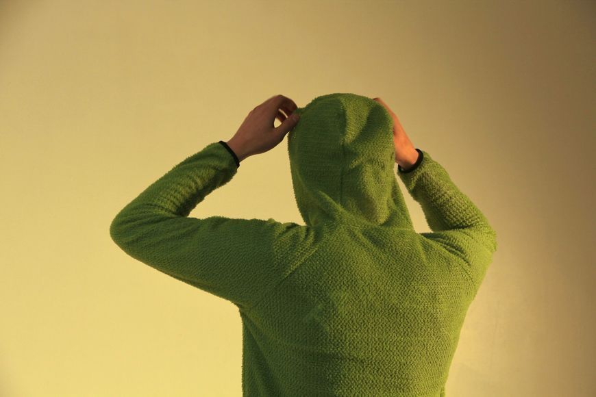 Alpha direct hoodie 90 gsm SPRING GREEN balaclava
