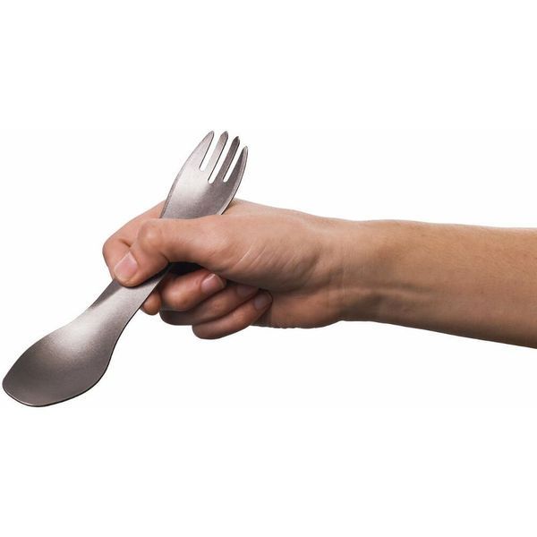 Ложко-виделка Humangear GoBites Ti-Uno (Titanium) 354 фото