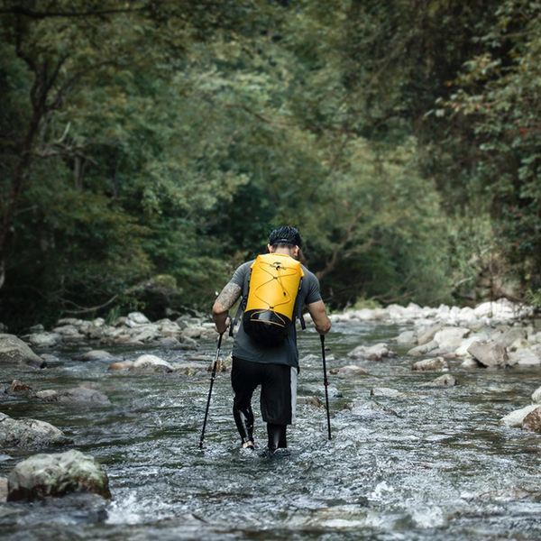 Рюкзак водонепроникний Naturehike NH21FSB04, 40л, жовтий 6927595788257 фото