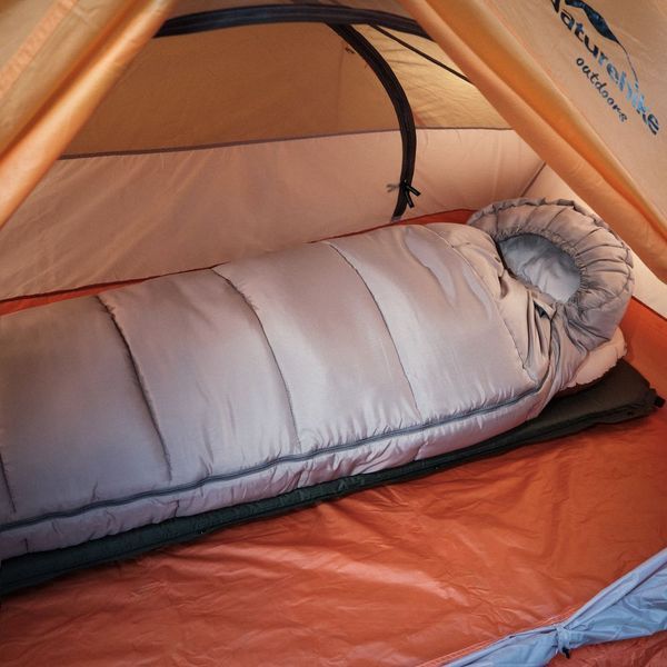Спальник з капюшоном Naturehike M400 NH20MSD02, (1&deg;C), лівий, сірий 6927595702390 фото