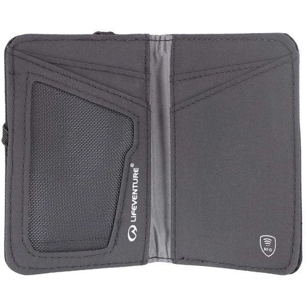 Lifeventure гаманець Recycled RFID Card Wallet grey 68711 фото