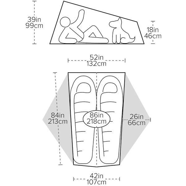 Намет Big Agnes Tiger Wall UL2 021.0284 фото