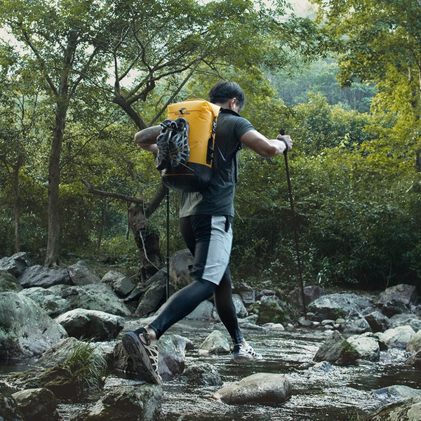 Рюкзак водонепроникний Naturehike NH21FSB04, 40л, жовтий 6927595788257 фото