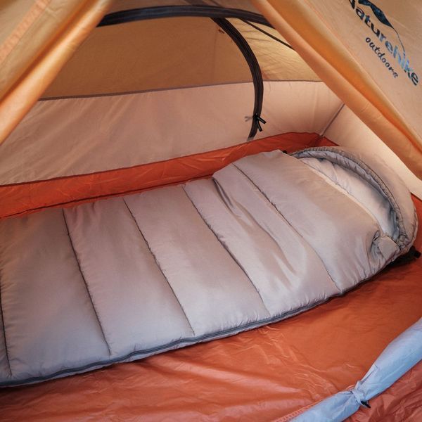 Спальник з капюшоном Naturehike M400 NH20MSD02, (1&deg;C), лівий, сірий 6927595702390 фото