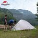 Намет надлегкий тримісний з футпринтом Naturehike Cloud Up 3 Updated NH18T030-T, 210T, зелений 6927595730621 фото 6