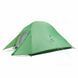 Намет надлегкий тримісний з футпринтом Naturehike Cloud Up 3 Updated NH18T030-T, 210T, зелений 6927595730621 фото 1