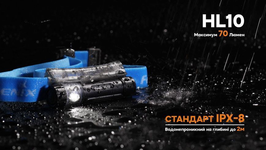 Ліхтар налобний Fenix HL10 black HL10bk фото