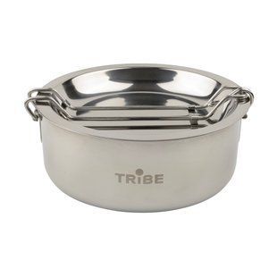 Набір посуду Tribe Tourist Set 1,2 л сталевий T-FG-0008-metal