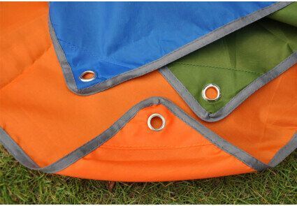 Тент универсальний Naturehike 210T NH15D005-X, 2,10х2,15м, помаранчевий 6927595706114 фото