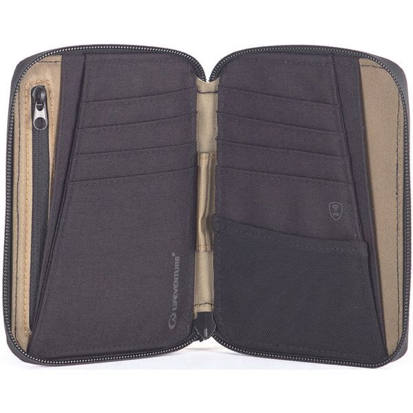 Lifeventure гаманець X-Pac RFID Mini Travel Wallet grey 68785 фото