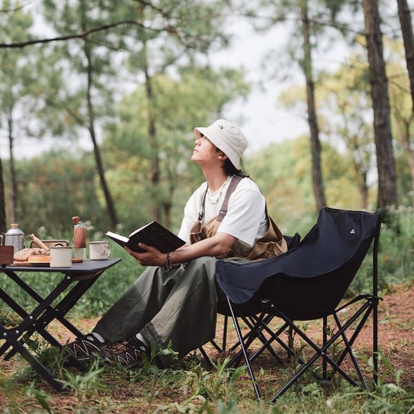 Стілець складаний Naturehike Stellaluna T01 CNH23JU13002, L, чорний 6975641889038 фото