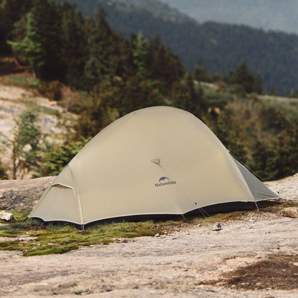 Намет надлегкий двомісний Naturehike Cloud Up Pro CNK2350WS020, 20D, пісочний 6927595776988 фото