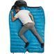 Спальник з натуральним пухом Naturehike CW400 NH18C400-D, p-р L, чорно-блакитний 6927595794548 фото 5