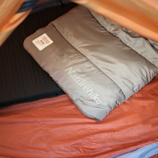 Спальник з капюшоном Naturehike M400 NH20MSD02, (1&deg;C), лівий, зелений 6975641885566 фото