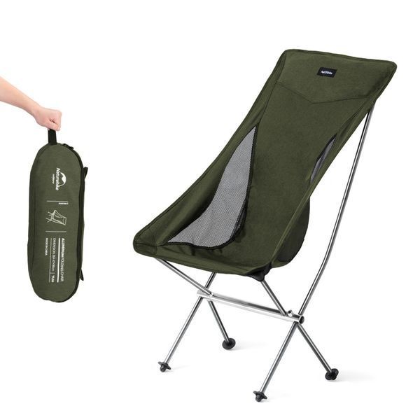 Стілець складаний Naturehike YL06 NH18Y060-Z, зелений 6927595795866 фото