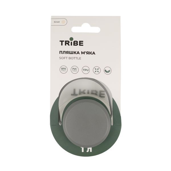 Пляшка Tribe Soft Bottle 1 л TPU м'яка T-FE-0023-crystal-white