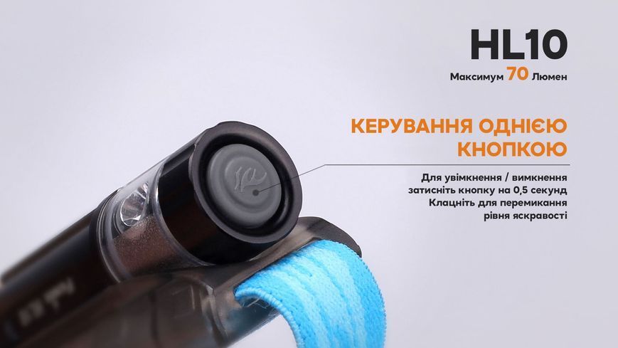 Ліхтар налобний Fenix HL10 purple HL10p фото