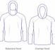 Alpha direct hoodie 90 gsm BUBBLEGUM overlap &mdash; фото 6