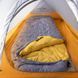 Спальник з натуральним пухом Naturehike CW400 NH18C400-D, p-р L, жовто-сірий 6927595794562 фото 9