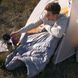Спальник з натуральним пухом Naturehike CW400 NH18C400-D, p-р L, жовто-сірий 6927595794562 фото 5